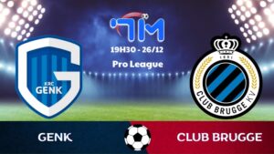 Soi kèo Genk vs Club Brugge hôm nay 26/12 | Vòng 20 Pro League 10 Genk vs Club Brugge