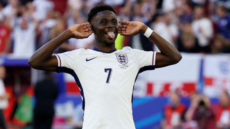 ĐT Anh mơ chấm dứt cơn khát vàng World Cup 3 Bukayo Saka là nhân tố đột biến bên hành lang phải